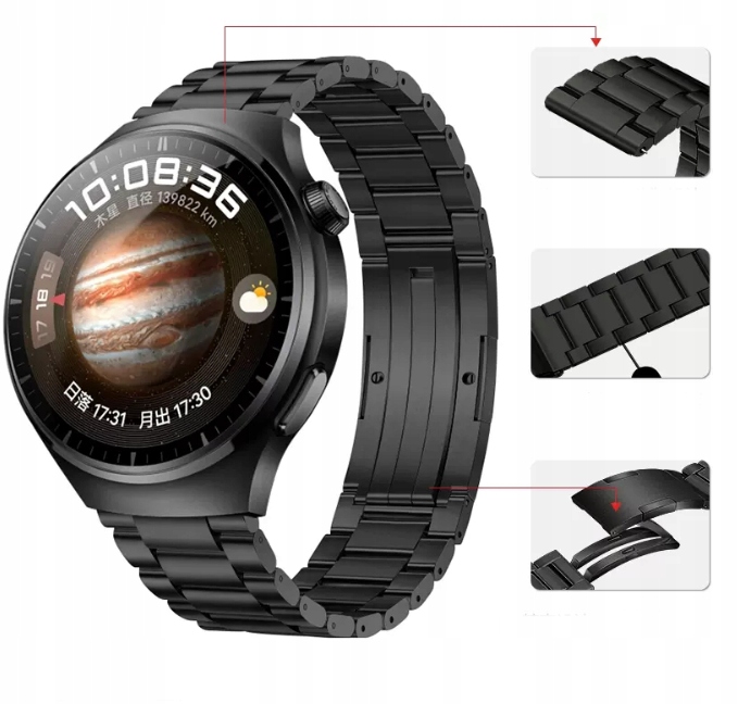 PASEK TYTANOWY DO HUAWEI WATCH 4 PRO