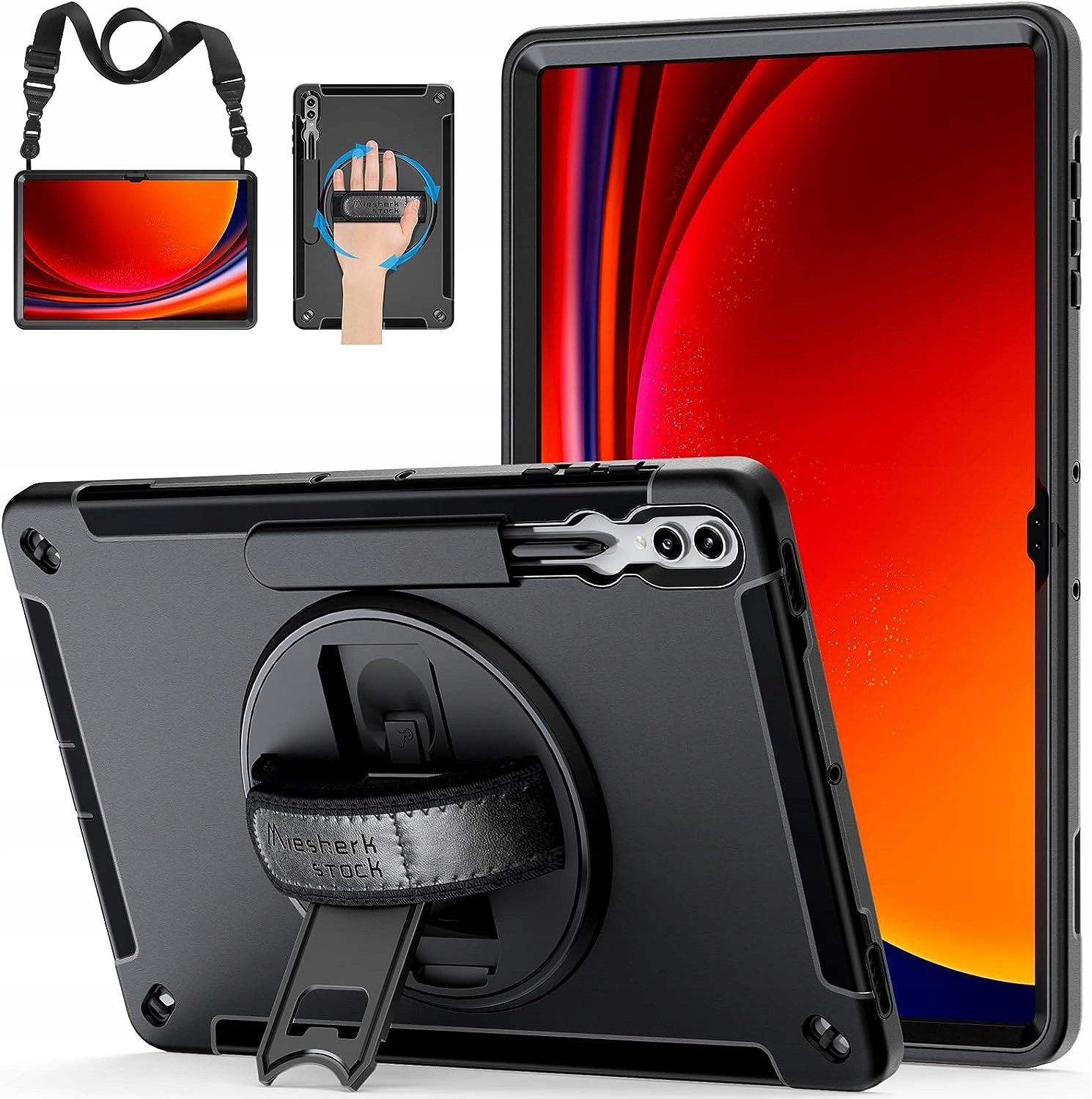 ETUI ARMOR CASE DO SAMSUNG GALAXY TAB S9 11 SM-X710 X716 + SZKŁO + RYSIK