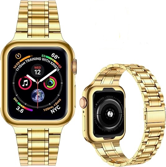 BRANSOLETKA PASEK DO APPLE WATCH 1 2 3 4 5 6 7 8 9 SE 38mm/40mm/41mm +SZKŁO