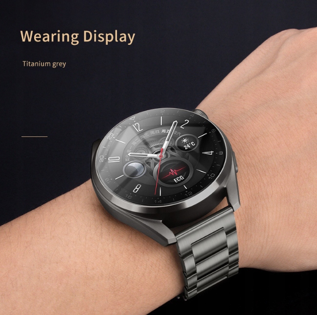 PASEK TYTANOWY HUAWEI WATCH GT GT2 GT2Pro GT3 Pro