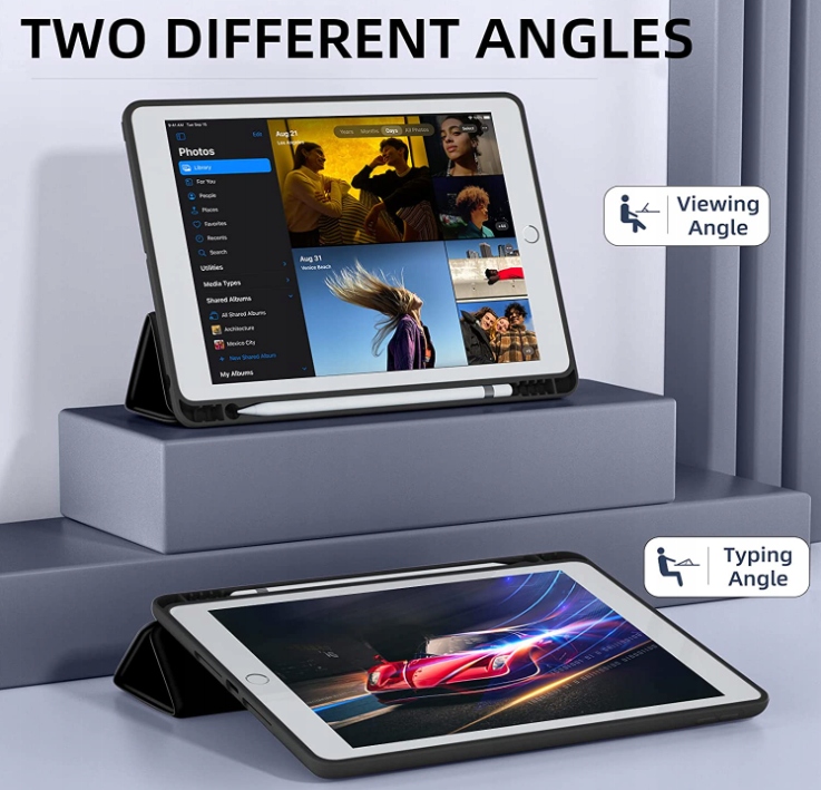 ETUI S-PENCIL DO APPLE iPad 10.2 9 GEN 2021 + SZKŁO HARTOWANE + RYSIK