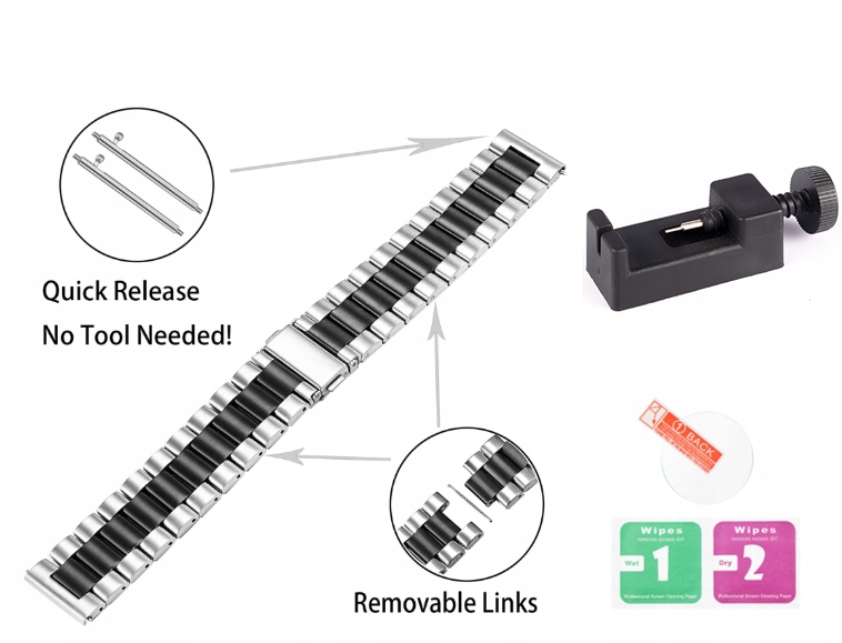 BRANSOLETA PASEK DO HUAWEI WATCH GT GT2 GT2Pro GT3 Pro + SZKŁO HARTOWANE