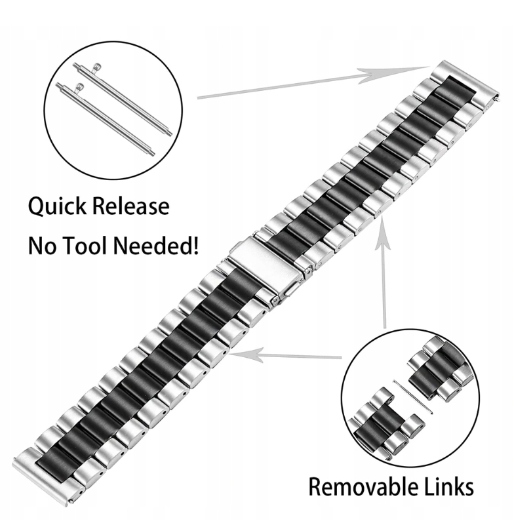 PASEK BRANSOLETKA SAMSUNG GALAXY WATCH 46mm +SZKŁO