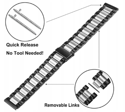 BRANSOLETKA PASEK DO SAMSUNG GALAXY GEAR S3 +SZKŁO