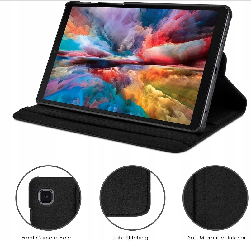 ETUI SKÓRZANE DO SAMSUNG GALAXY TAB A7 LITE T220 T225 + RYSIK