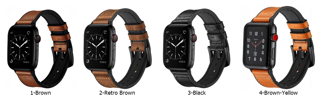 PASEK SKÓRZANY APPLE WATCH 1 2 3 4 5 6 7 8 9 SE 42/44/45/49MM ULTRA 1 2