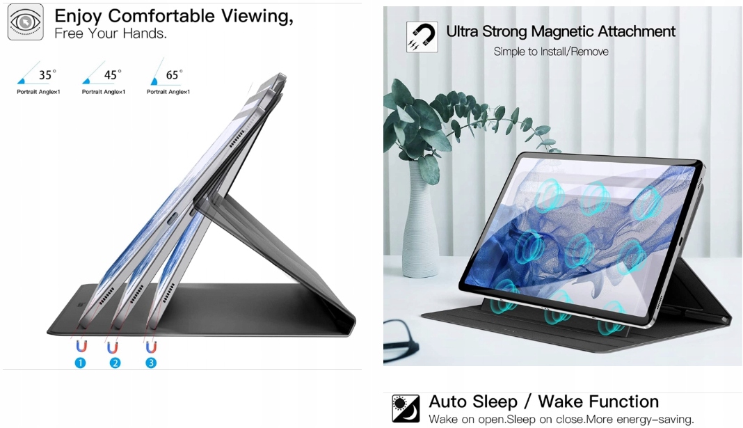 ETUI MAG DO SAMSUNG GALAXY TAB S8 ULTRA + SZKŁO