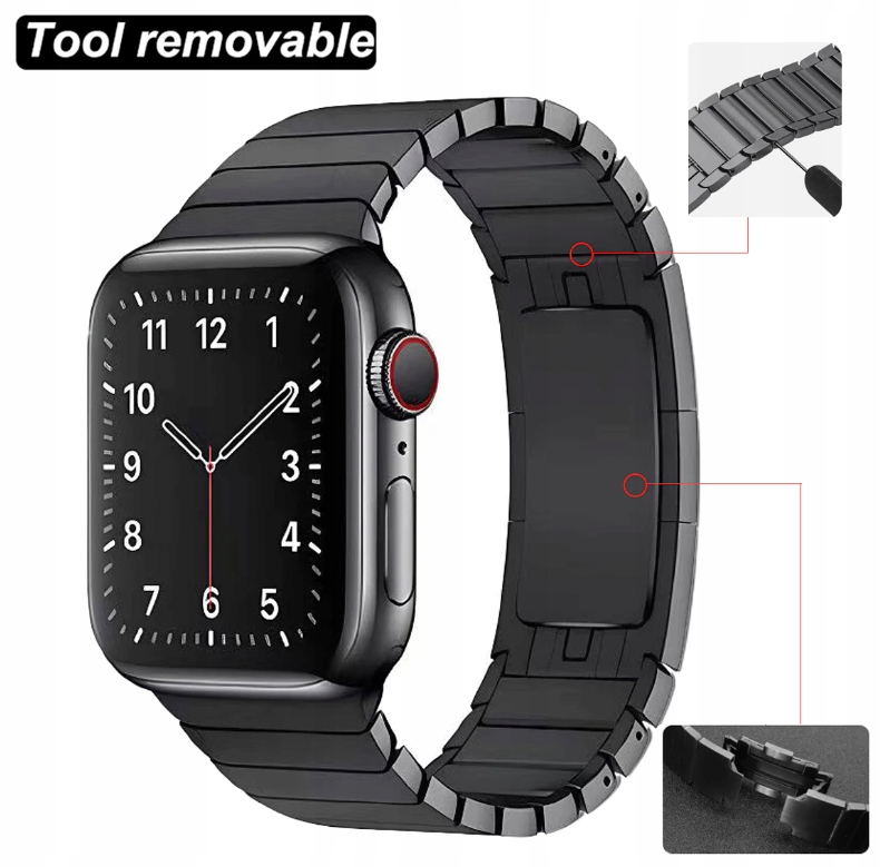 PASEK BRANSOLETA STEEL DO APPLE WATCH 45/44/42mm