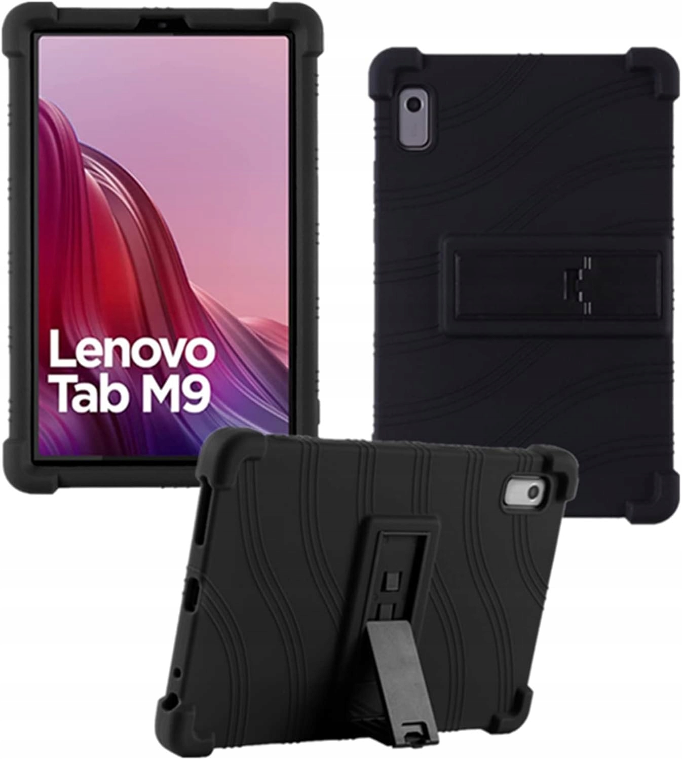 ETUI SILIKONOWE DO LENOVO TAB M9 9" TB310XU TB310FU 2023r + RYSIK