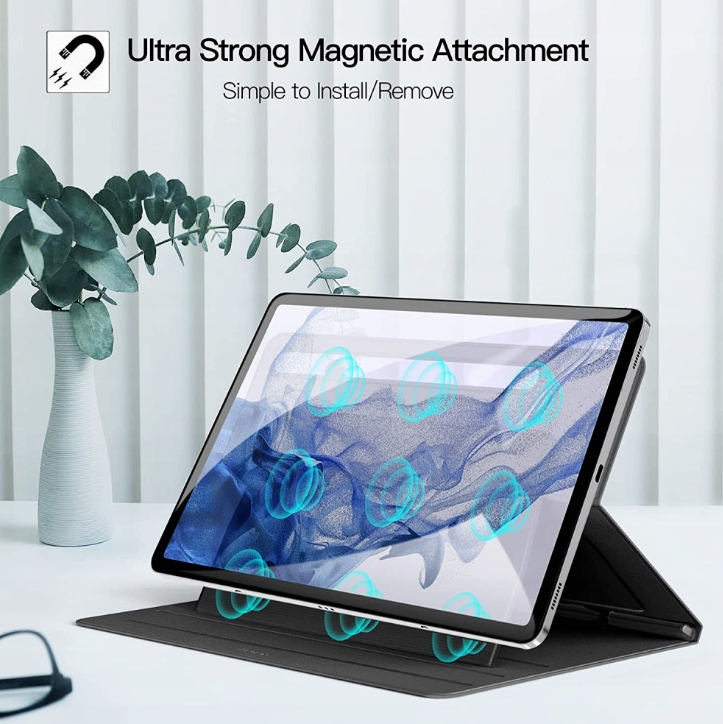 ETUI GALAXY TAB S7+ S7 FE / S8+ PLUS 12.4 + SZKŁO