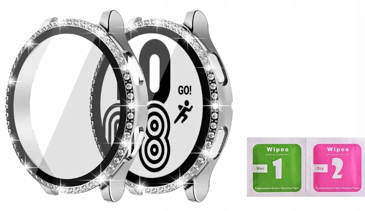 SZKŁO + ETUI 2w1 DO SAMSUNG GALAXY WATCH 4/5 40mm