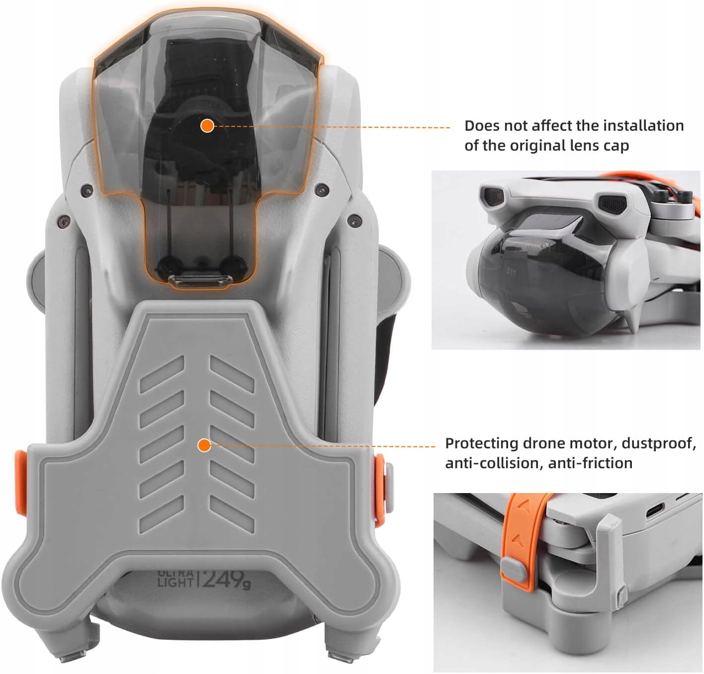 Blokada osłona śmigieł BRDRC do drona DJI Mini 3 / Dji mini 3 Pro - KOLORY