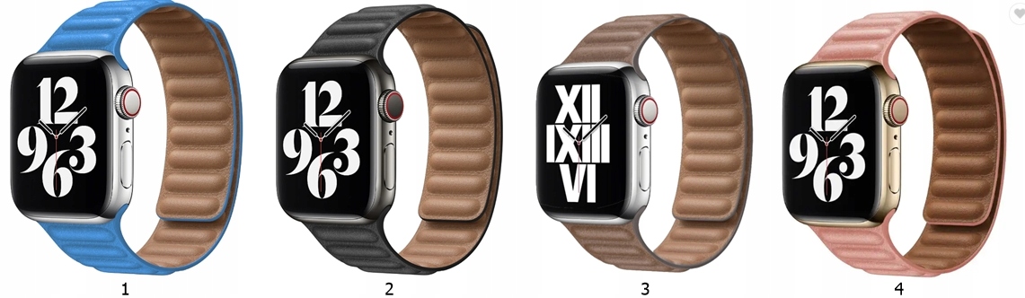 PASEK SKÓRZANY DO APPLE WATCH 1 2 3 4 5 6 7 8 9 SE 42/44/45/49MM