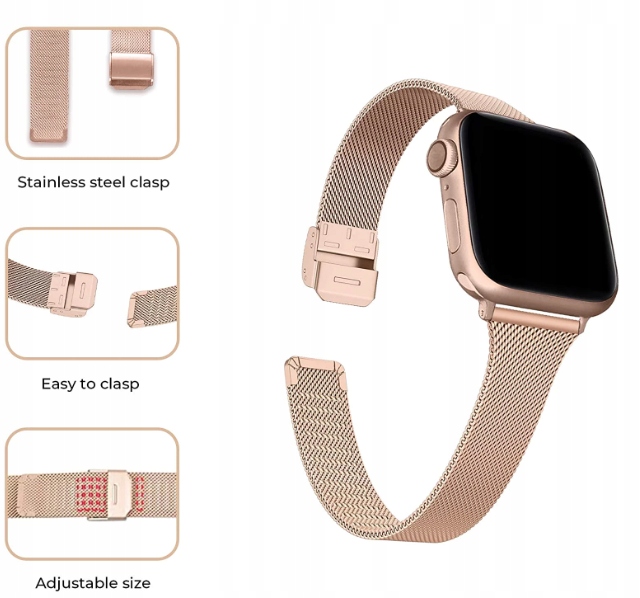BRANSOLETKA PASEK DO APPLE WATCH SE 40MM + SZKŁO