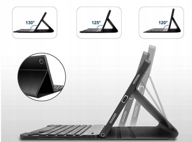 ETUI Z KLAWIATURA DO LENOVO TAB M10 PLUS 10.6 3 GEN TB128XU