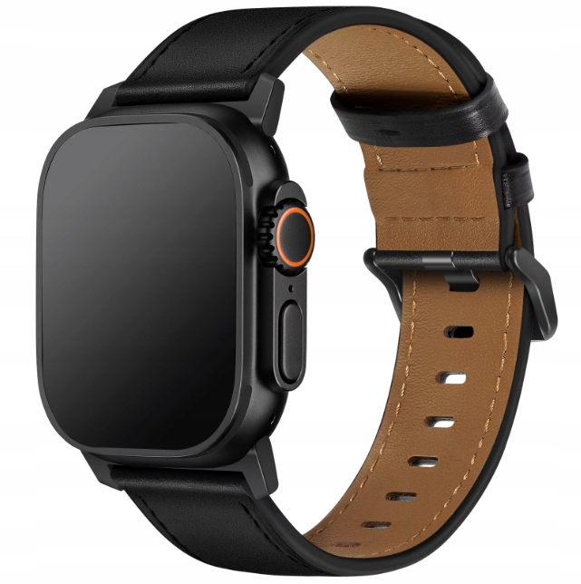 PASEK SKÓRZANY APPLE WATCH 1 2 3 4 5 6 7 8 9 10 SE 42/44/45/49MM ULTRA 1 2
