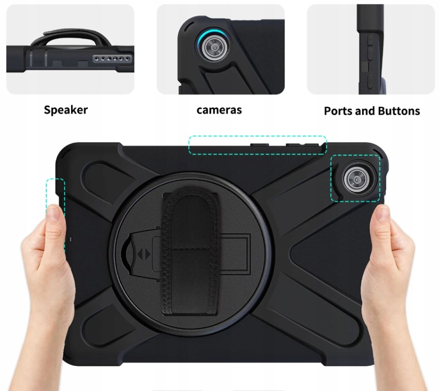 ETUI LENOVO TAB M8 8" 3GEN. TB-8506X 8506F TB-8505FS + SZKŁO