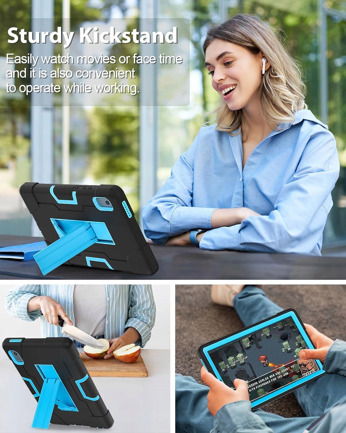 ETUI PANCERNE DO LENOVO TAB M9 9" TB310XU TB310FU 2023r. + SZKŁO + RYSIK