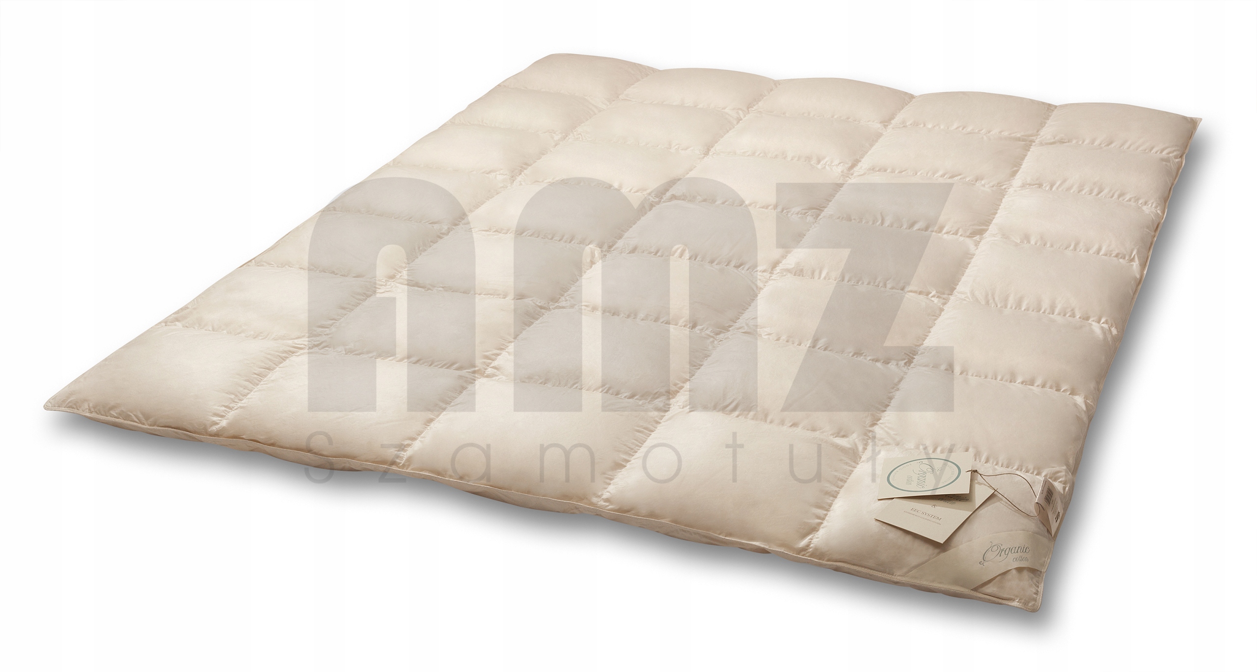 AMZ Kołdra LETNIA Organic Cotton 90% puch 200x220 - OK 6 bfeaae0439fe4d747da1339f3f626654