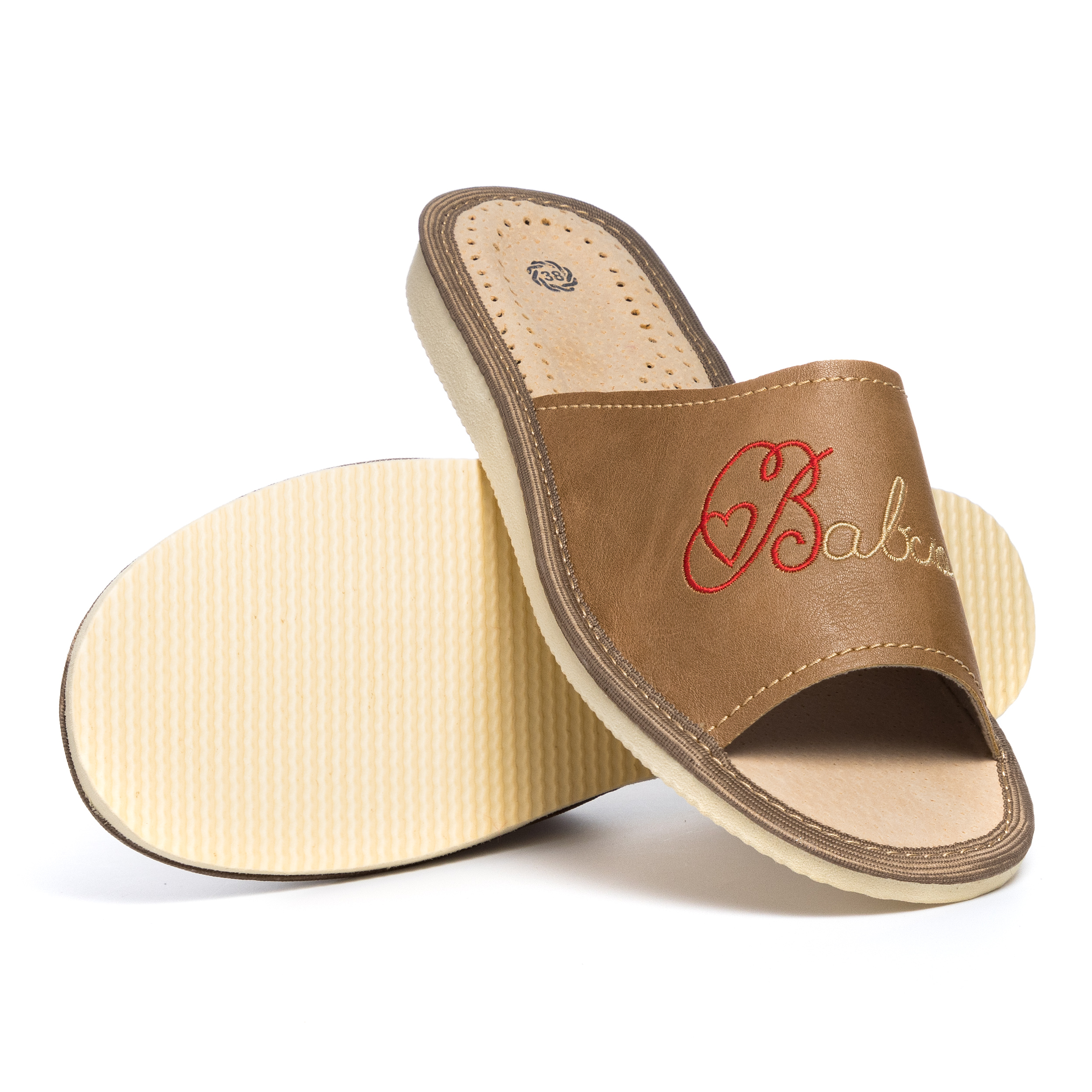 Kapcie Damskie PREZENT Dla Babci Pantofle Wygodne Produkt Polski 36-41