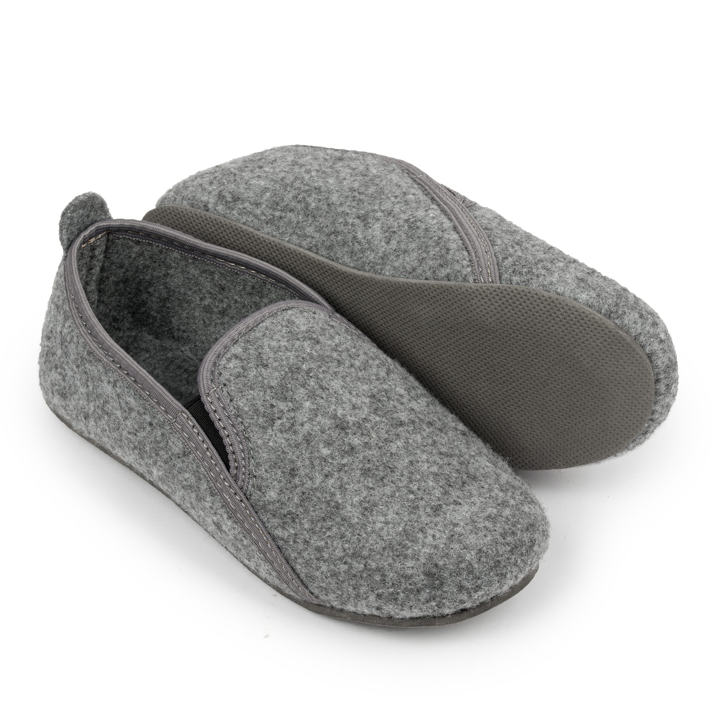 Bambosze damskie filcowe kapcie