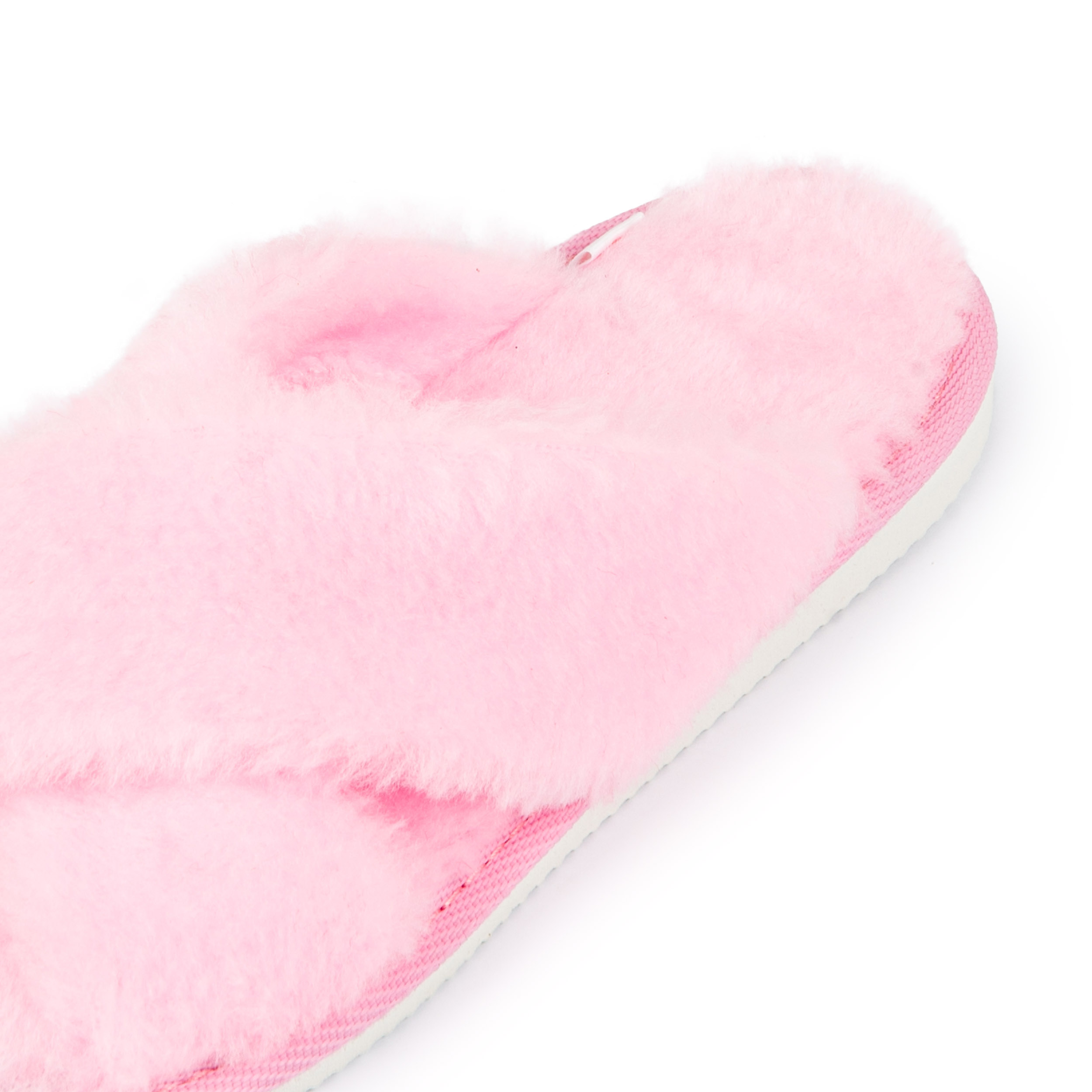 Kapcie damskie ciepłe puchate różowe pantofle domowe z futerkiem 39