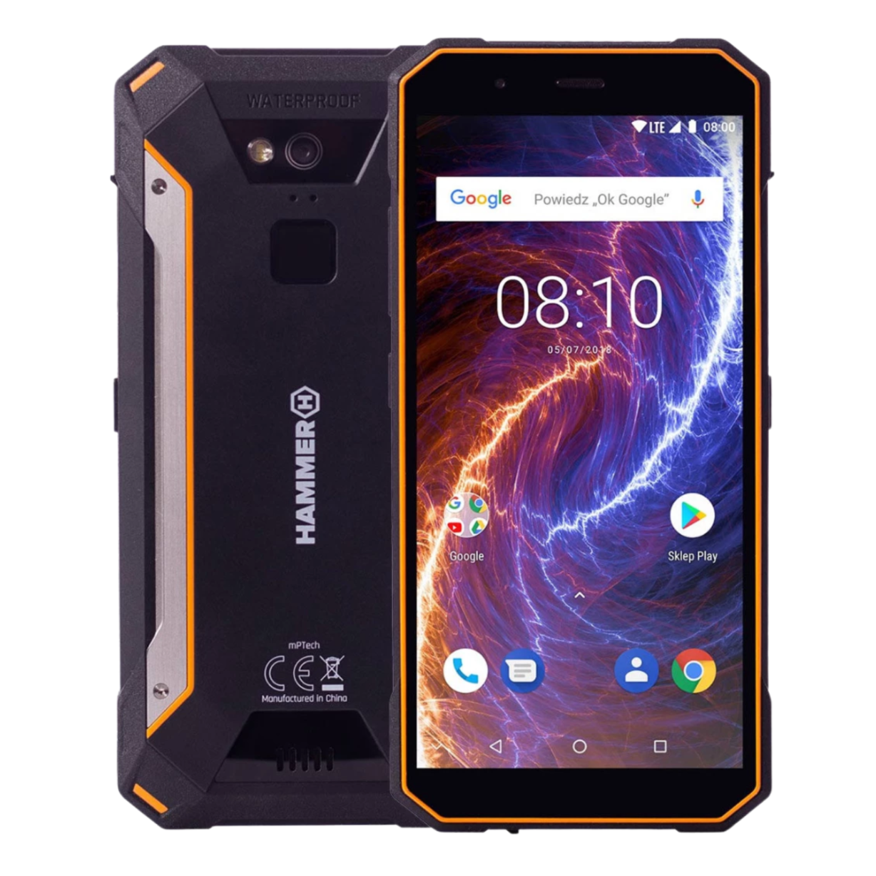 Hammer Energy 18x9 3/32GB LTE IP68 Orange ohne Simlock Garantie | Zustand: Gut – Hauptbild