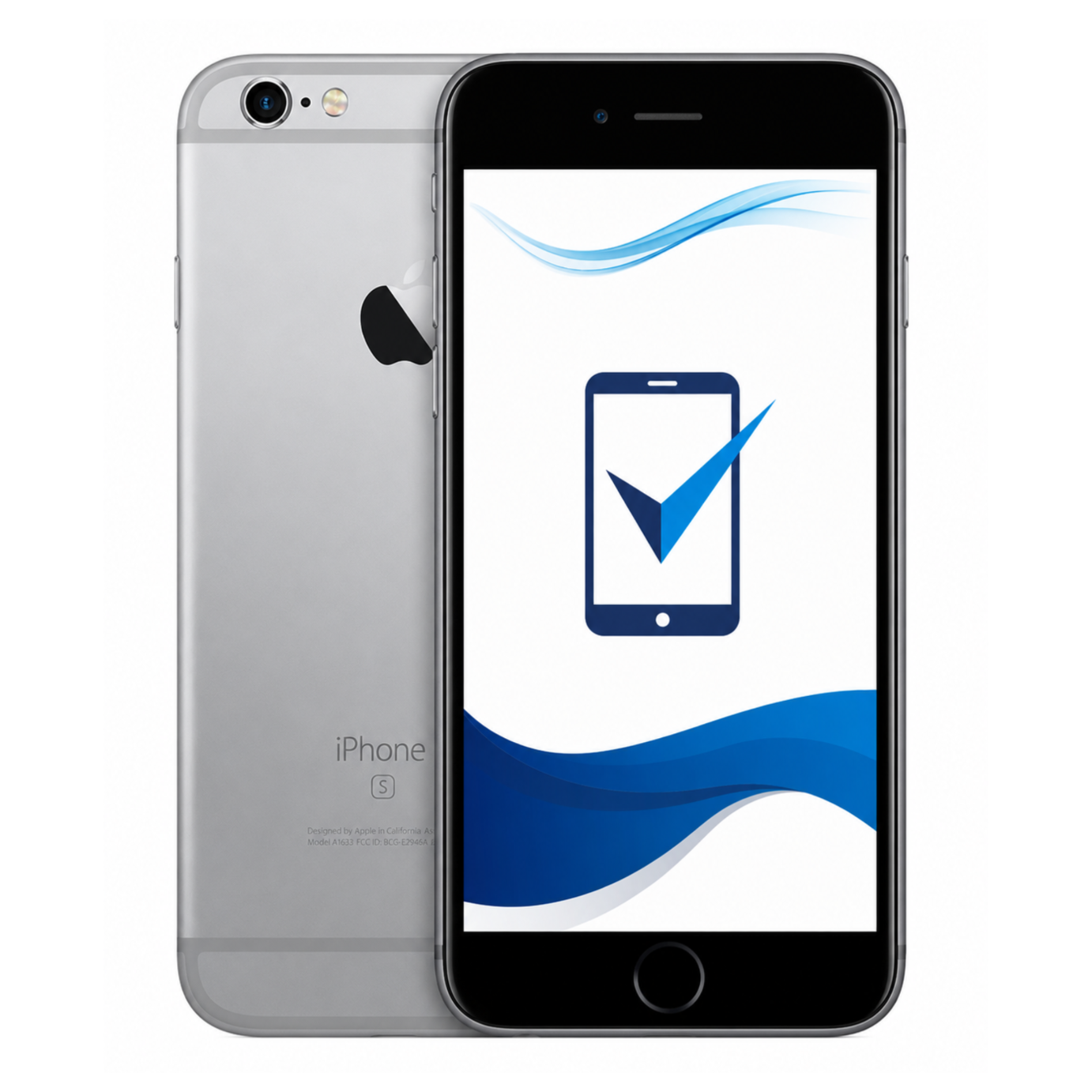 Apple iPhone 6s 16GB LTE NFC Gris Nouvelle Batterie 100% | Reconditionné correct – image principale