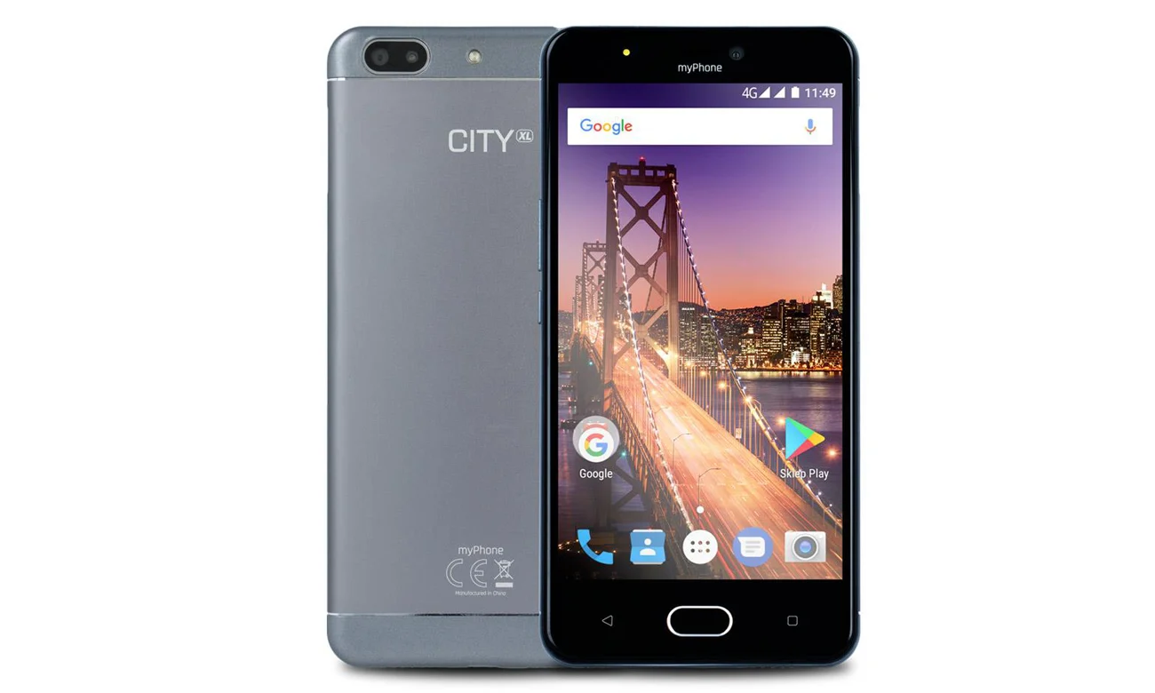 Smartphone myPhone City XL Grau ohne Simlock Garantie | Kleine helle Flecken – zdjęcie główne