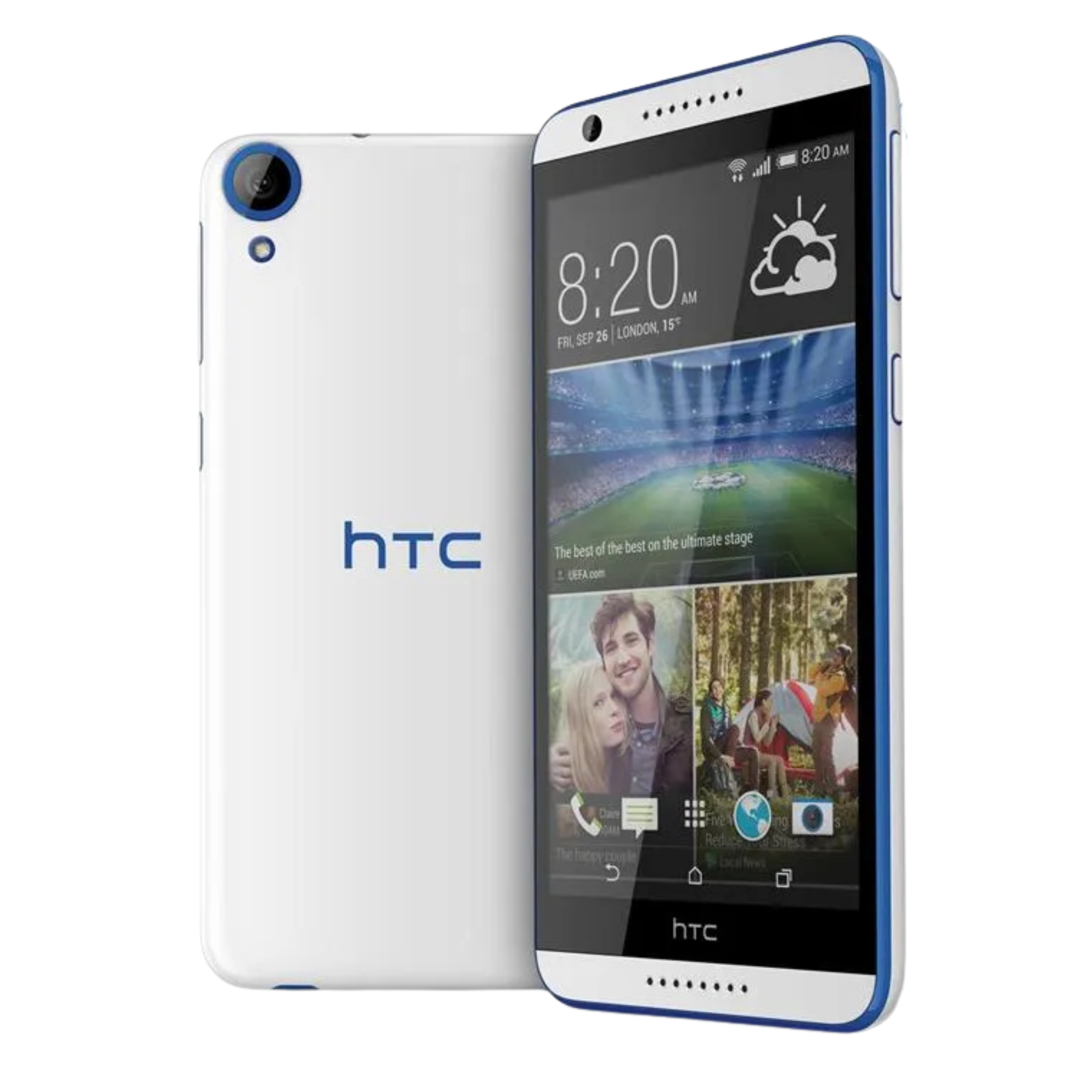HTC Desire 620 1/8GB LTE NFC 16:9 8Mpx 0PE6400 Bianco | Condizione: Buono – immagine principale