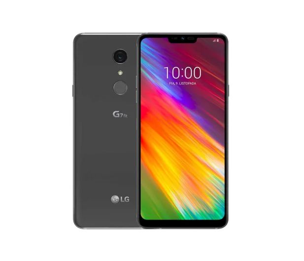 Smartphone LG G7 FIT LM-Q850EMW Grau ohne Simlock | Kleiner Rückseitenriss – zdjęcie główne