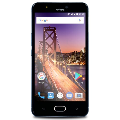 Smartphone myPhone City XL Grau ohne Simlock Garantie | Kleine helle Flecken – zdjęcie 2