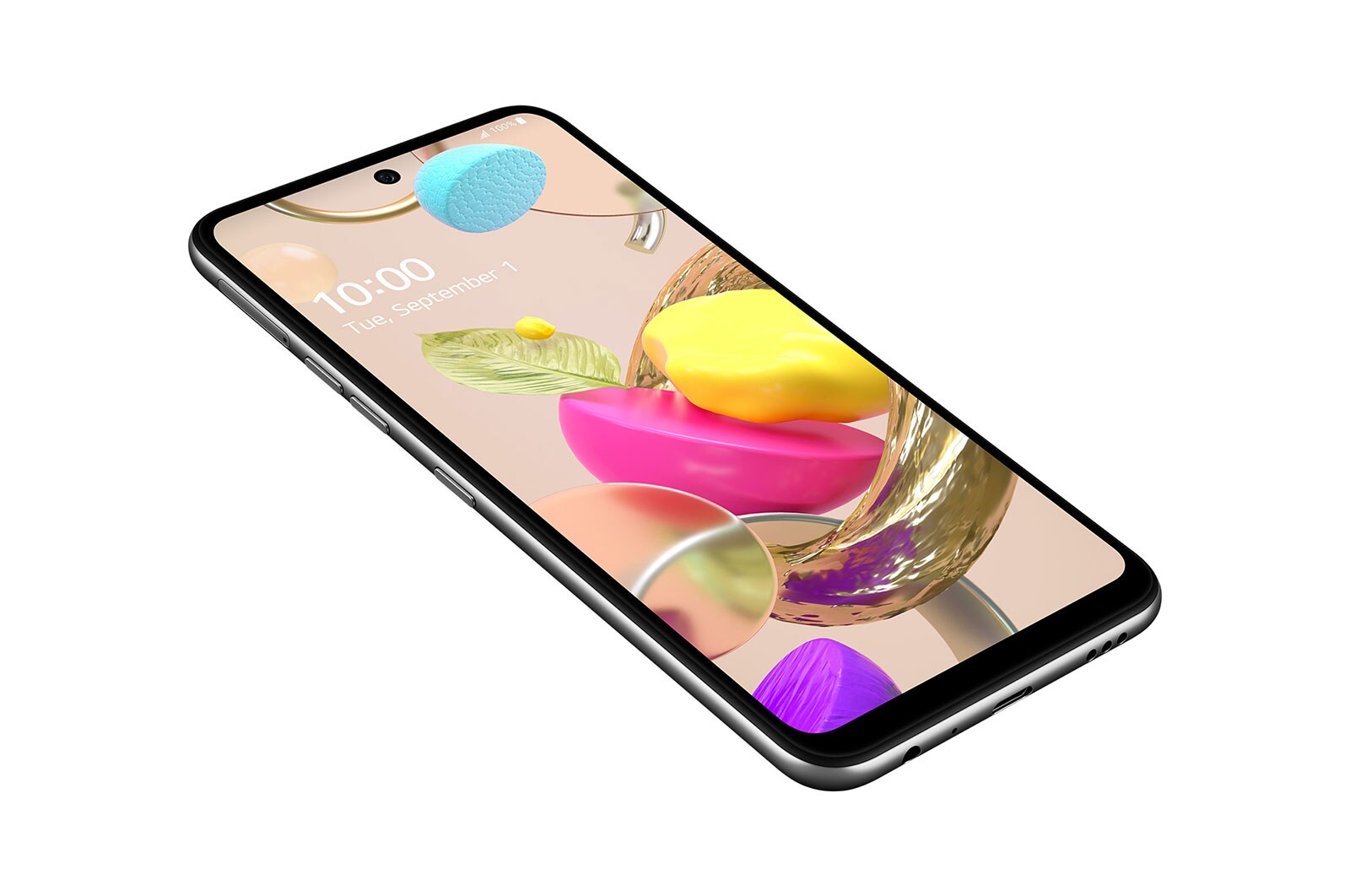 Smartphone LG K42 LM-K420EMW Grau ohne Simlock Garantie | Helle Flecken – zdjęcie 2