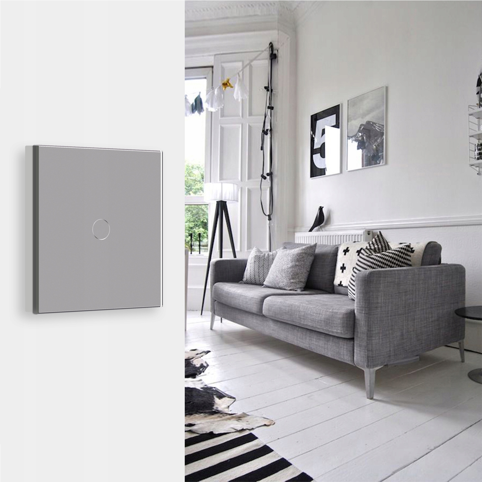 DOTYKOWY WŁĄCZNIK IMPUSLOWY 12-24V MONOSTABILNY WYŁĄCZNIK SZKLANY 1G