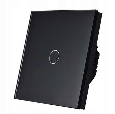 DOTYKOWY WŁĄCZNIK ŚWIATŁA 1K POJEDYNCZY SZKLANY