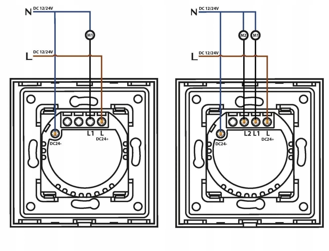 DOTYKOWY WŁĄCZNIK IMPUSLOWY 12-24V MONOSTABILNY WYŁĄCZNIK SZKLANY 2G