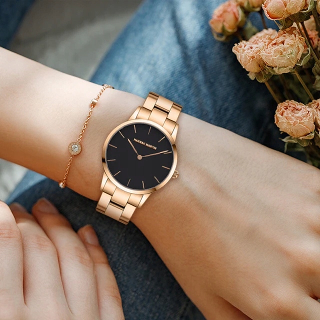 Zegarek damski na bransolecie HANNAH MARTIN 1223 rose gold elegancki pudełko 12 Zegarek damski na bransolecie HANNAH MARTIN 1223 rose gold elegancki pudełko 12
