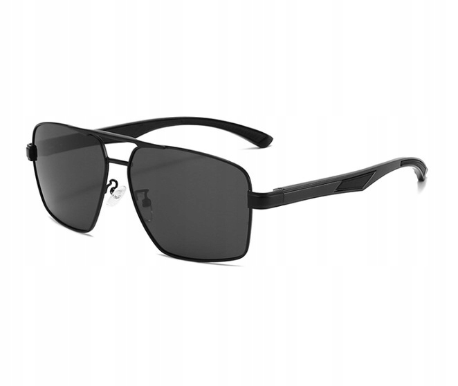 Męskie Okulary Przeciwsłoneczne Solenzio Aviator Polaryzacja z Etui UV400 czarne 10 Męskie Okulary Przeciwsłoneczne Solenzio Aviator Polaryzacja z Etui UV400 czarne 10