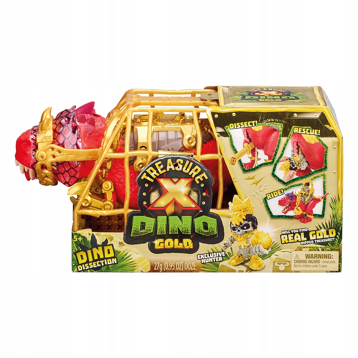 Treasure X Dino Gold Dinozaur T-Rex I Pterodaktyl - Moose Toys