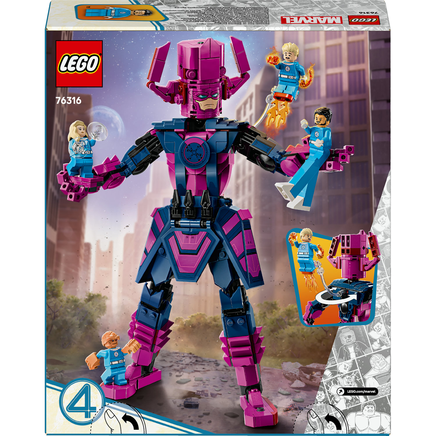 LEGO Super Heroes 76316 Figurka Fantastycznej Czwórki kontra