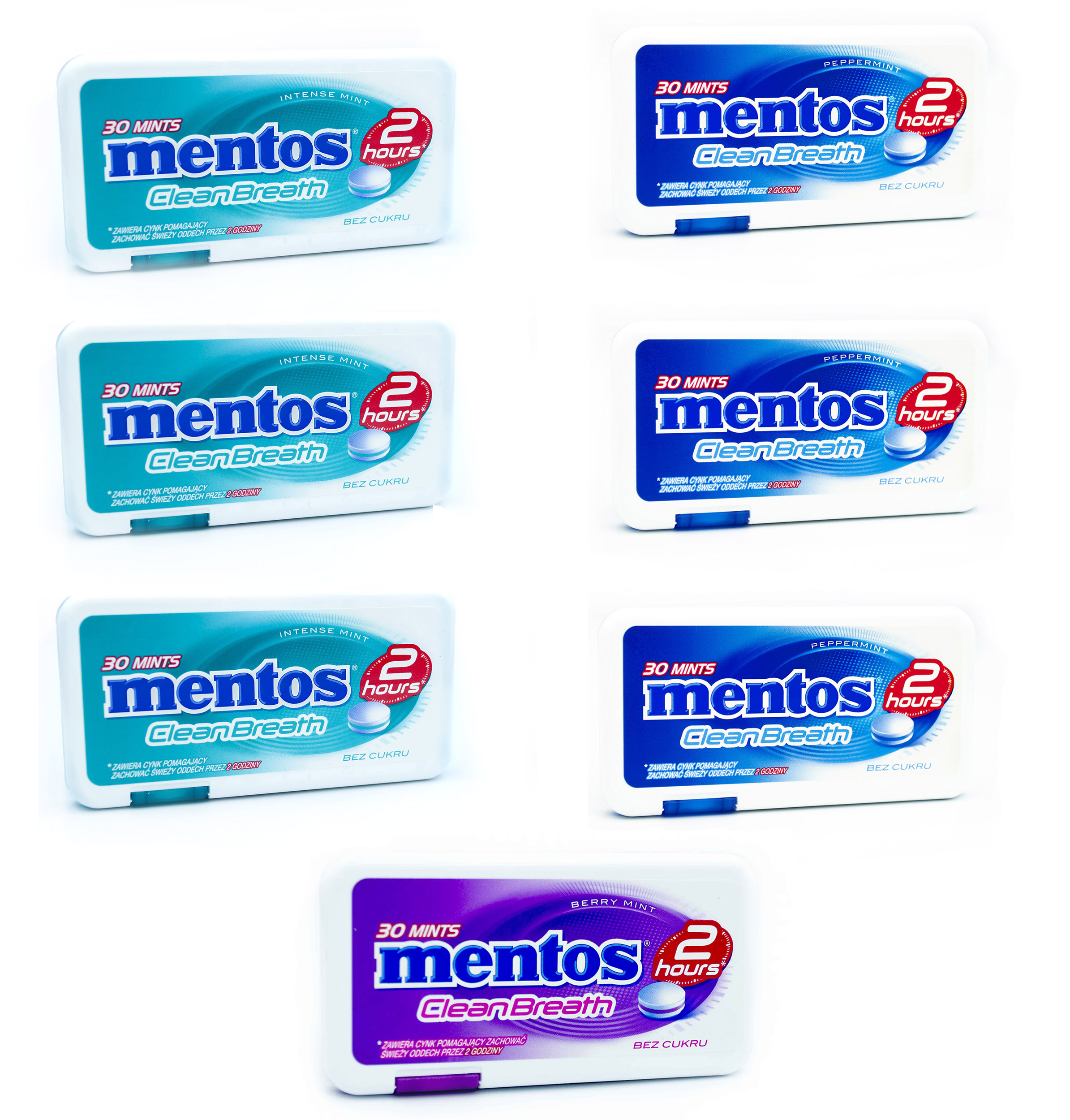 Mentos Clean Breath 7 PACK Flavour Mix 7 x 21g | eBay