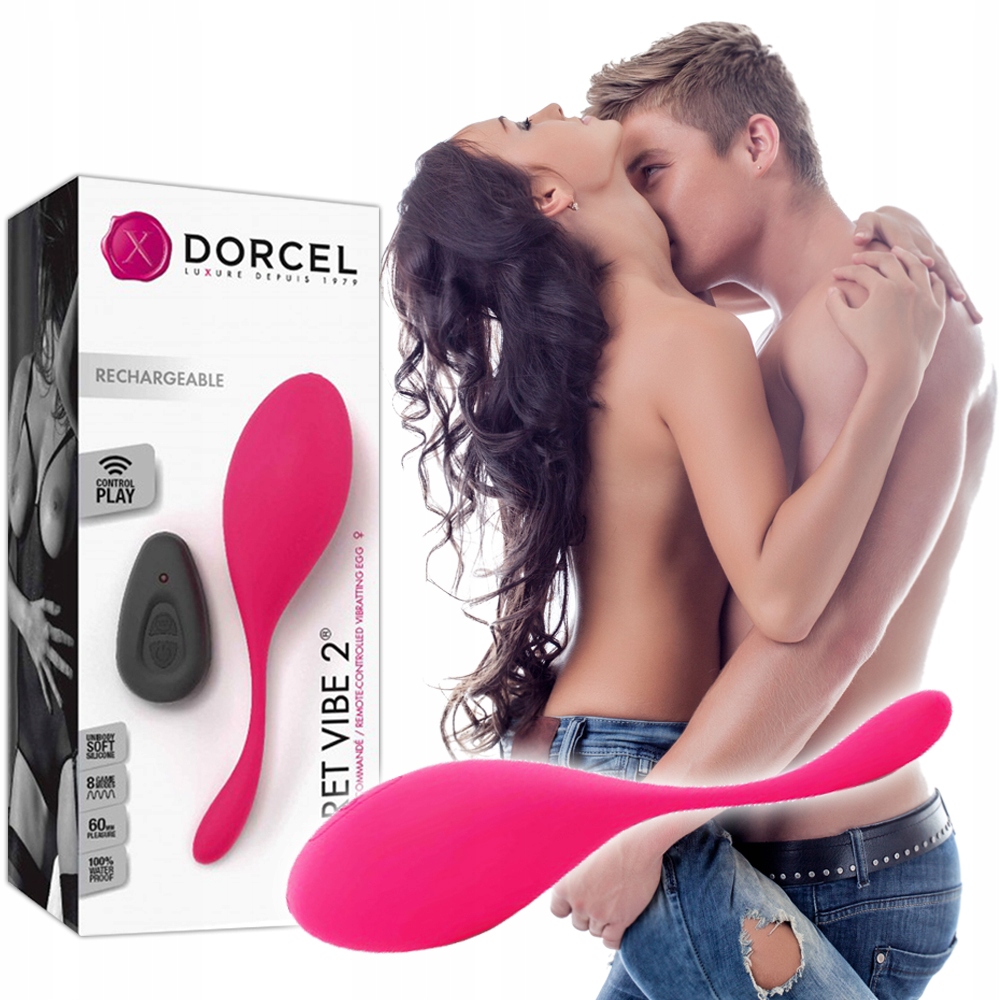 Jajeczko, stymulacja pochwy, różowe + perfumy 5 ml