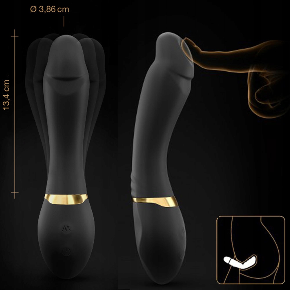 Wibrator, stymulacja pochwy i punktu G + perfumy.