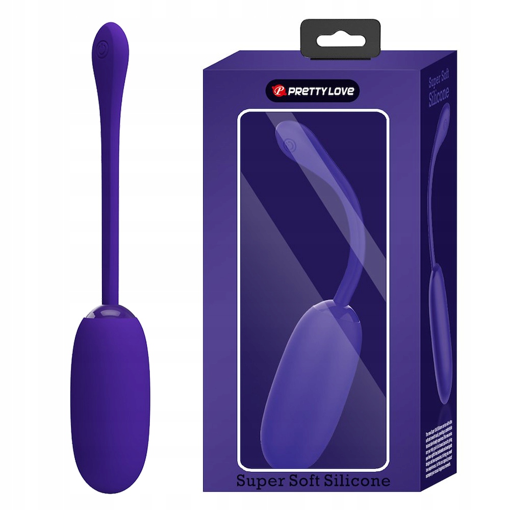 Jajeczko wibrujące dla kobiet, opływowy kształt. Intymny gadżet.