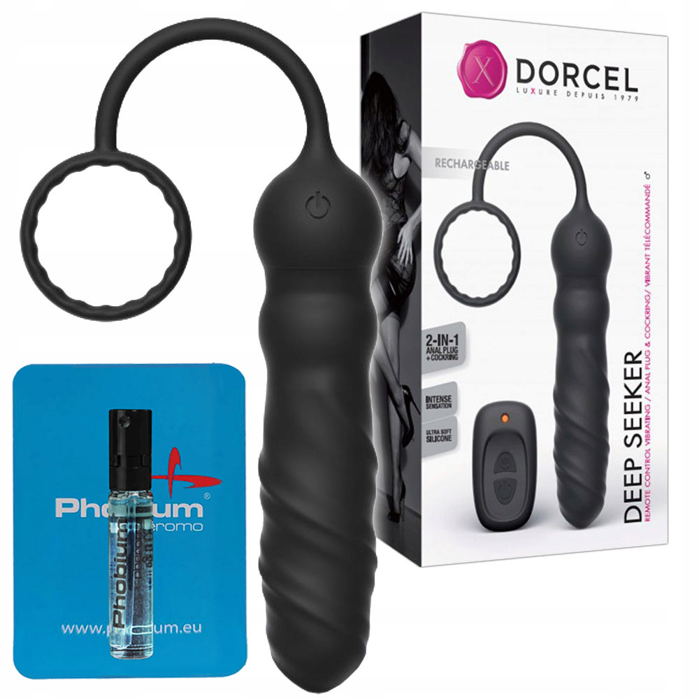 Stymulator prostaty z wibracjami + perfumy męskie.