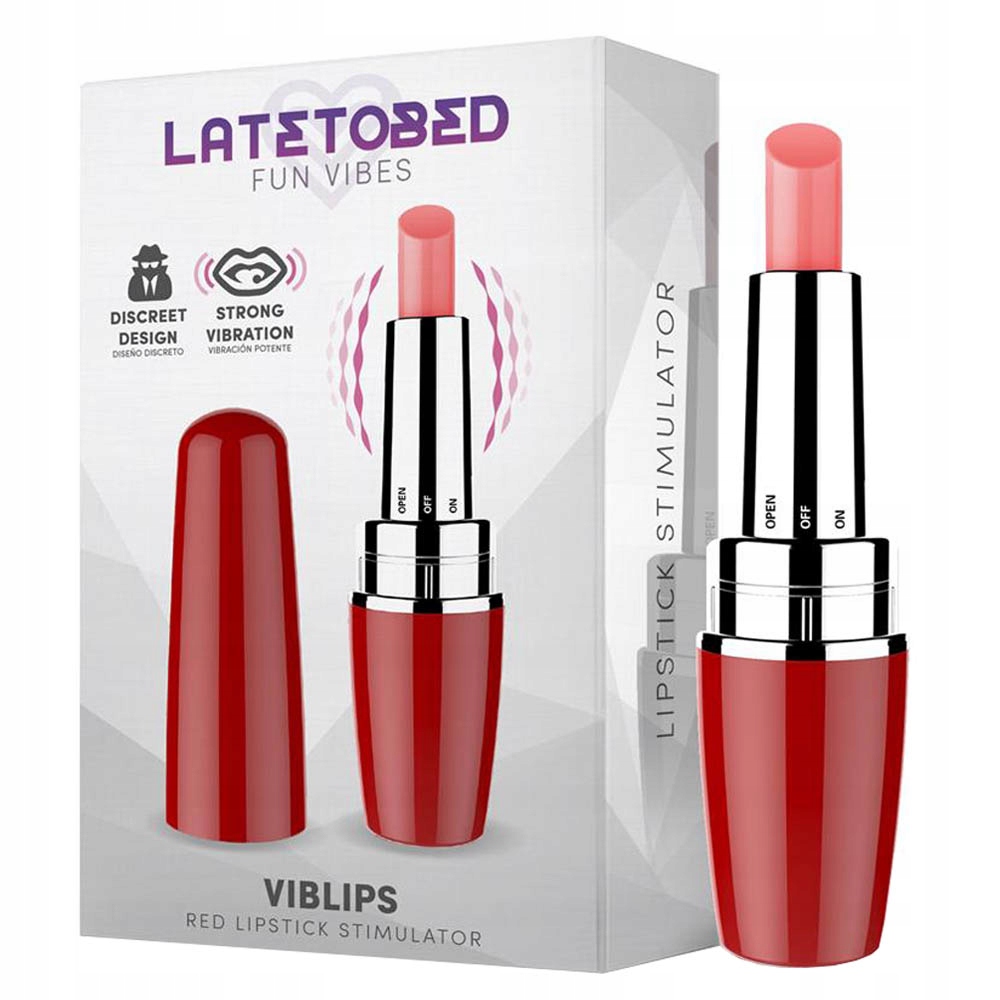 Wibrator dla kobiet w kształcie szminki. Cichy, dyskretny.