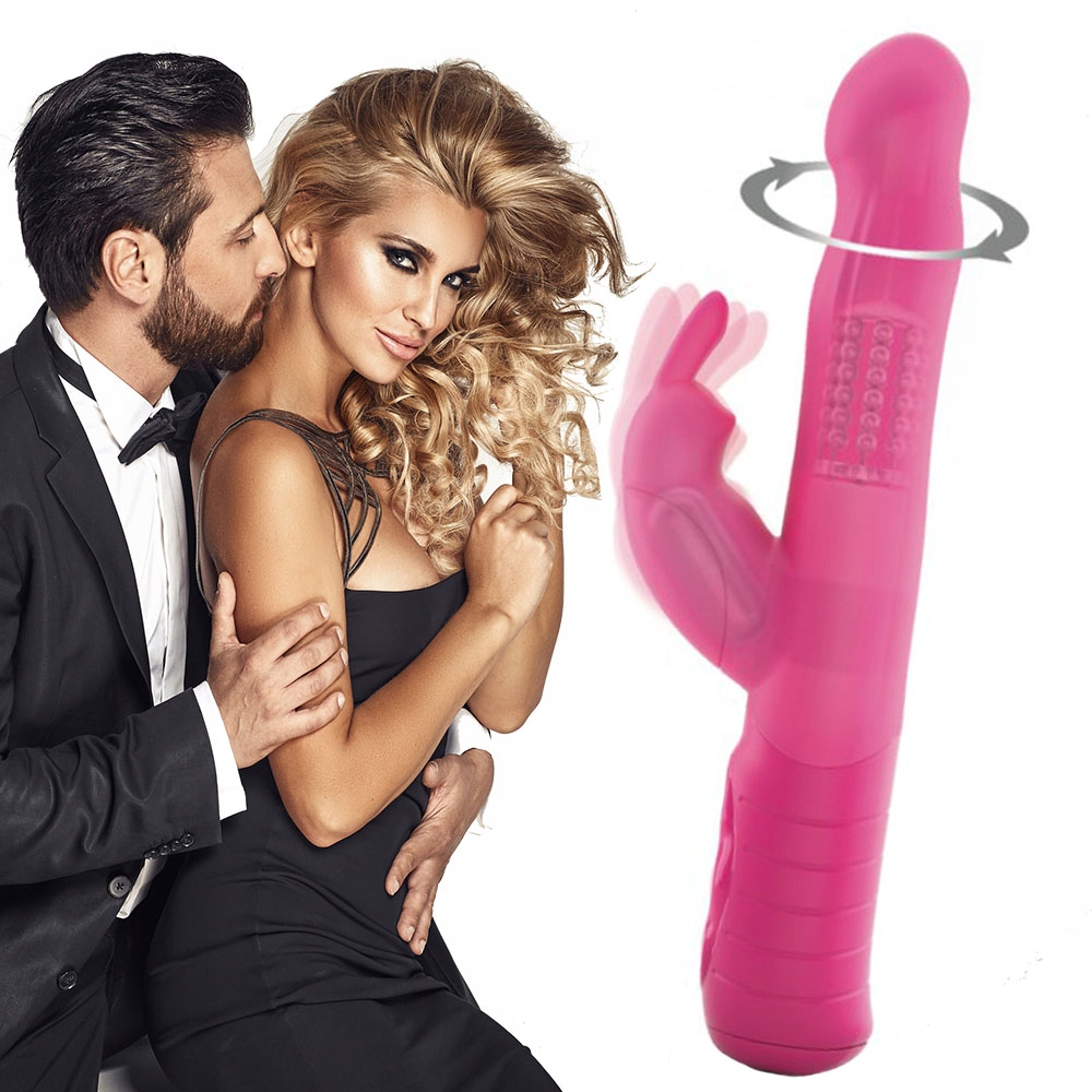 Wibrujący króliczek. Wibrator rotacyjny, obrotowy