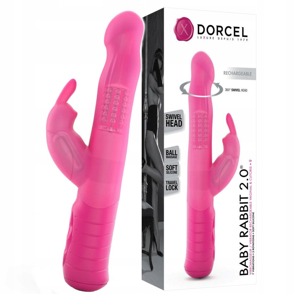 Wibrujący króliczek. Wibrator rotacyjny, obrotowy