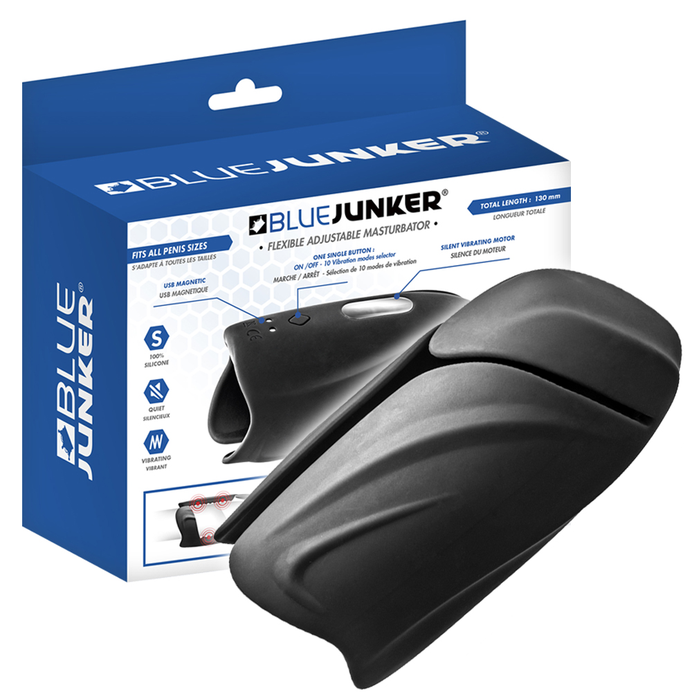 Masturbator męski 10 wibracji. Silikonowy.