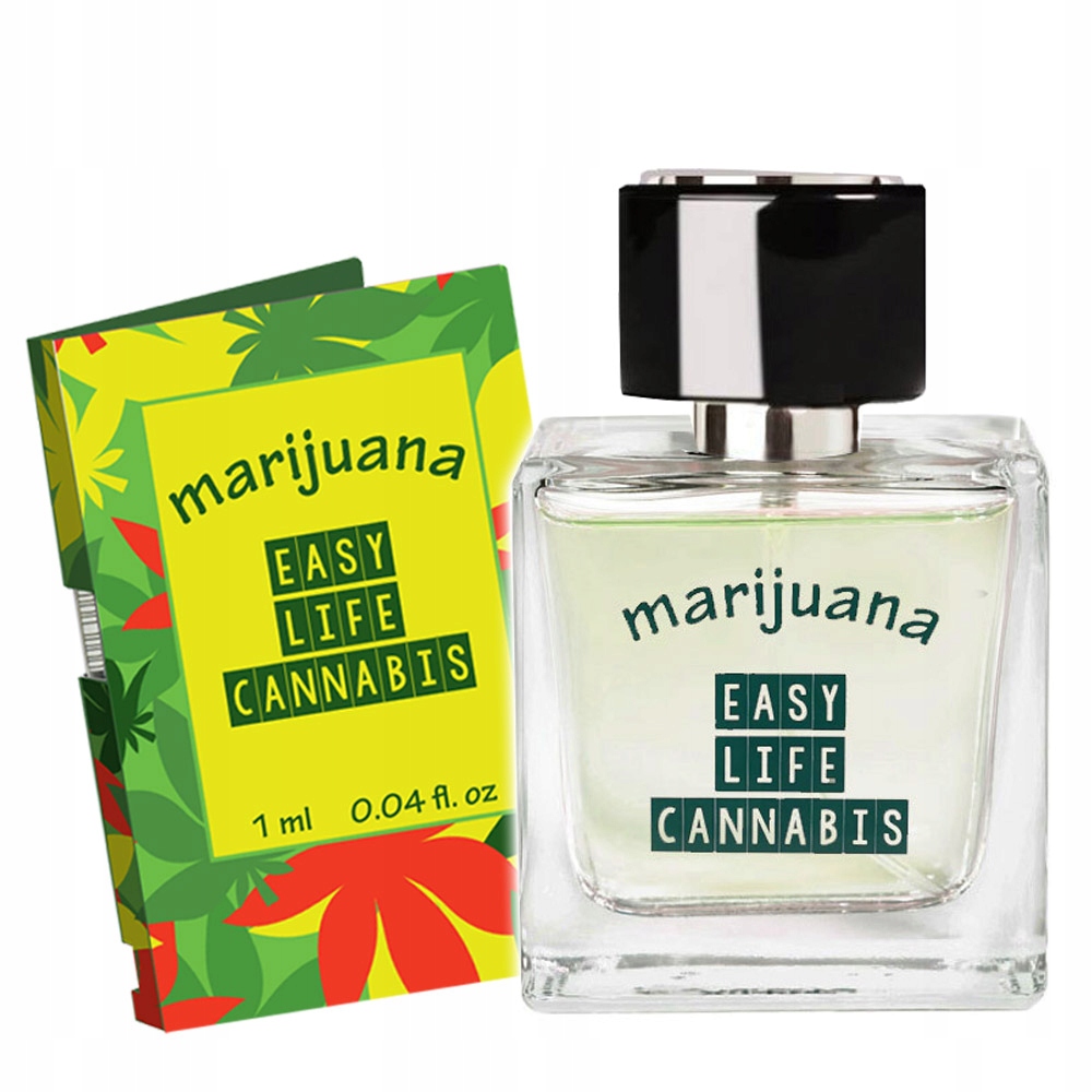 Perfumy o zapachu konopii, marihuany + próbka.